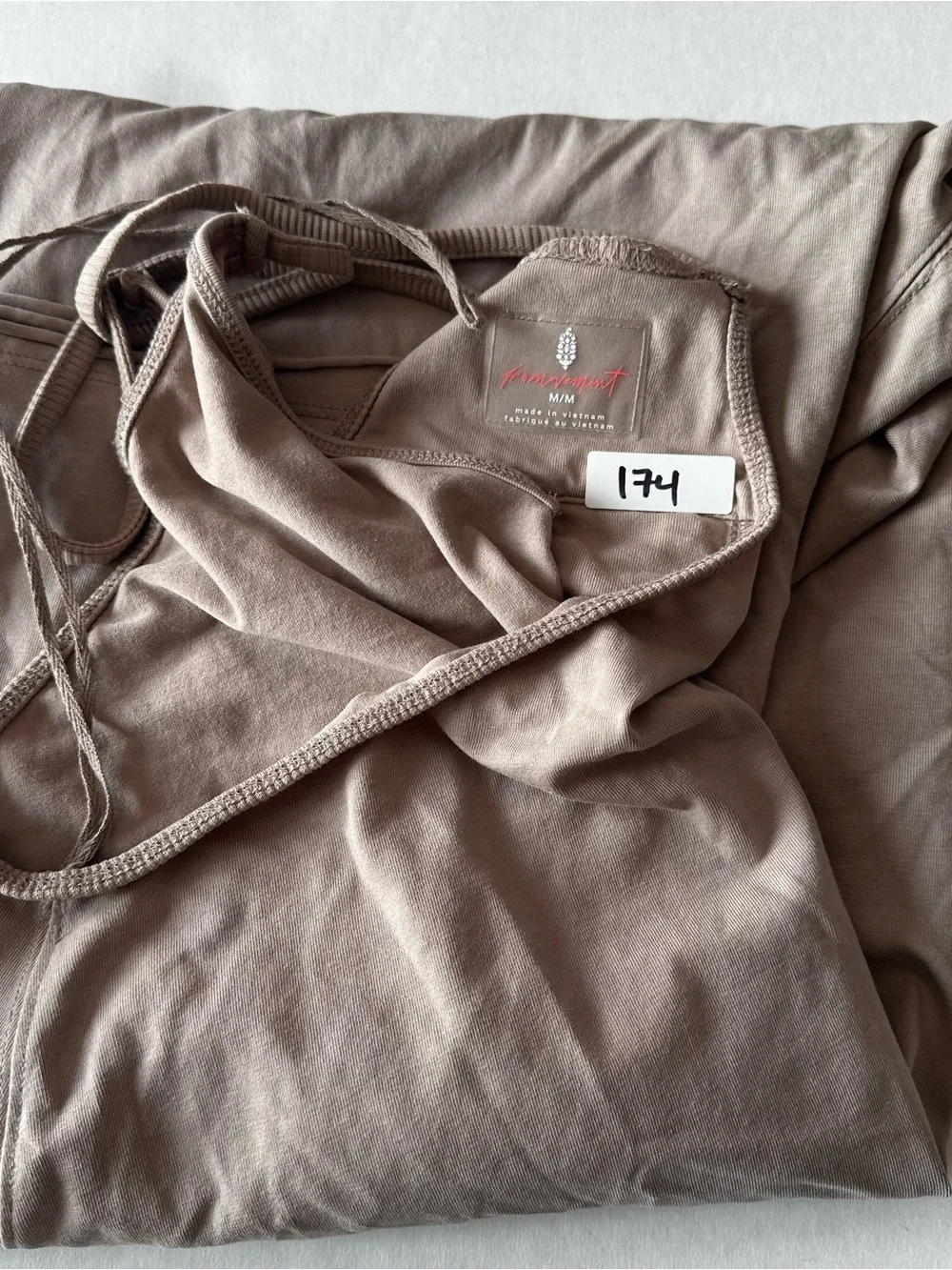 FP Movement Free People Hot Shot Jumpsuit Taupe M - Picture 7 of 7